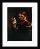 Girl with Flowers by John Davidson