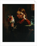 Girl with Flowers by John Davidson