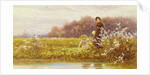 Picking Primroses, 1896 by Thomas James Lloyd