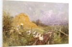 Driving Geese, Early Evening, 1907 by Thomas James Lloyd