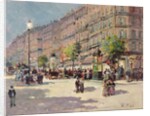 Paris Street Scene by Gustave Mascart