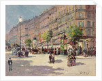Paris Street Scene by Gustave Mascart