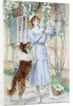 Picking Roses by William Henry Margetson