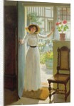 By the Cottage Door by William Henry Margetson