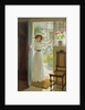 By the Cottage Door by William Henry Margetson
