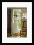 By the Cottage Door by William Henry Margetson
