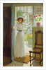 By the Cottage Door by William Henry Margetson