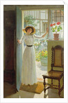 By the Cottage Door by William Henry Margetson
