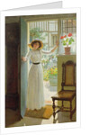 By the Cottage Door by William Henry Margetson