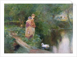 The Young Anglers by Thomas Mackay