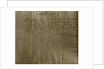 Remuneration Receipt, 17th December, 1704 by Johann Sebastian Bach
