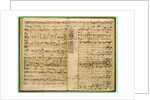 Pages from Score of the 'St Matthew Passion', 1740s by Johann Sebastian Bach