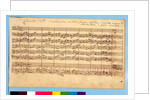 The Brandenburg Concertos, No.5 D-Dur, 1721 by Johann Sebastian Bach