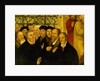 Epitaph of Meienburg's Mayor showing the reformers' group with Martin Luther by Lucas the Younger (after) Cranach