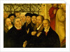 Epitaph of Meienburg's Mayor showing the reformers' group with Martin Luther by Lucas the Younger (after) Cranach