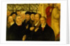 Epitaph of Meienburg's Mayor showing the reformers' group with Martin Luther by Lucas the Younger (after) Cranach