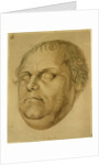 Posthumous Portrait, Martin Luther, 1546 by Lucas Fortenagl