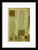 Martin Luther's enrolment sheet at the University of Erfurt, April 1501 by German School