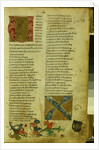 Martin Luther's enrolment sheet at the University of Erfurt, April 1501 by German School