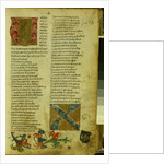 Martin Luther's enrolment sheet at the University of Erfurt, April 1501 by German School