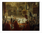 The Coronation of King William I in Koenigsberg in 1861, c.1861/65 by Adolph Friedrich Erdmann von Menzel