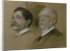 Otto von Bismarck and his Son Herbert, State Secretary of the Foreign Office from 1860-90, 1892 by Franz Seraph von Lenbach