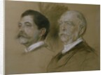 Otto von Bismarck and his Son Herbert, State Secretary of the Foreign Office from 1860-90, 1892 by Franz Seraph von Lenbach