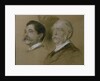 Otto von Bismarck and his Son Herbert, State Secretary of the Foreign Office from 1860-90, 1892 by Franz Seraph von Lenbach