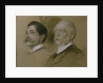 Otto von Bismarck and his Son Herbert, State Secretary of the Foreign Office from 1860-90, 1892 by Franz Seraph von Lenbach
