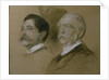 Otto von Bismarck and his Son Herbert, State Secretary of the Foreign Office from 1860-90, 1892 by Franz Seraph von Lenbach