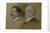 Otto von Bismarck and his Son Herbert, State Secretary of the Foreign Office from 1860-90, 1892 by Franz Seraph von Lenbach