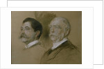 Otto von Bismarck and his Son Herbert, State Secretary of the Foreign Office from 1860-90, 1892 by Franz Seraph von Lenbach