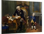 Frederick the Great and his Grandnephew by German School