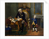 Frederick the Great and his Grandnephew by German School