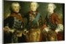 Paul, Frederick II and Gustav Adolph of Sweden by German School