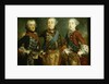 Paul, Frederick II and Gustav Adolph of Sweden by German School