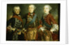 Paul, Frederick II and Gustav Adolph of Sweden by German School