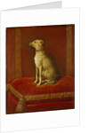 One of Frederick II's Italian Greyhounds by German School