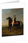 King Frederick William I on Horseback with Potsdam in the background, c.1735 by School German