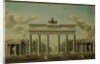 Brandenburg Gate, 1812 by German School