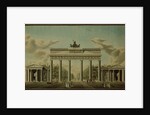 Brandenburg Gate, 1812 by German School