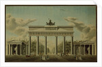 Brandenburg Gate, 1812 by German School