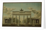 Brandenburg Gate, 1812 by German School