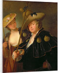 Gustav Adolf Graf von Gotter and his Niece Friederike von Wangenheum in Pilgrim Costumes, c.1750 by Antoine Pesne