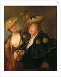 Gustav Adolf Graf von Gotter and his Niece Friederike von Wangenheum in Pilgrim Costumes, c.1750 by Antoine Pesne