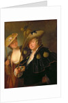 Gustav Adolf Graf von Gotter and his Niece Friederike von Wangenheum in Pilgrim Costumes, c.1750 by Antoine Pesne