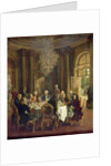 Dinner table at Sanssouci, 1850 by Adolph Friedrich Erdmann von Menzel