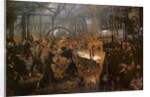Le laminoir à fer, 1875 by Adolph Friedrich Erdmann von Menzel