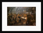 Le laminoir à fer, 1875 by Adolph Friedrich Erdmann von Menzel
