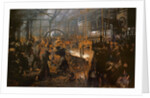 Le laminoir à fer, 1875 by Adolph Friedrich Erdmann von Menzel